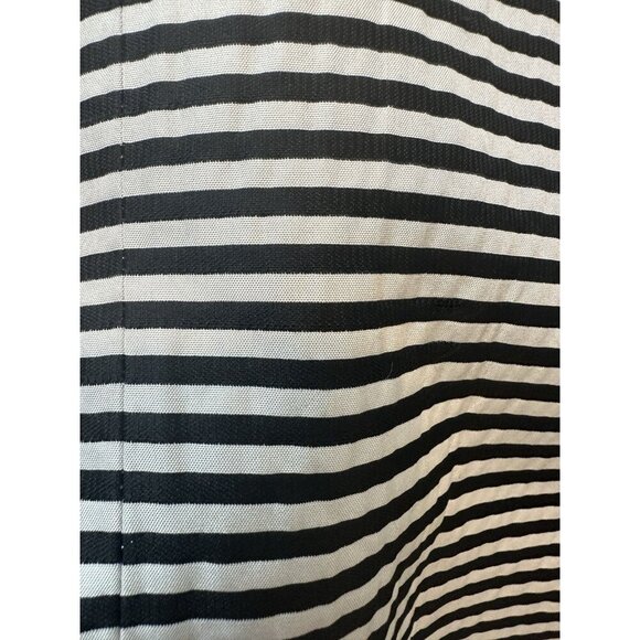 Lafayette 148 Sheath Dress Sz 16 Black White Sleeveless Career Work Cocktail - Picture 7 of 7